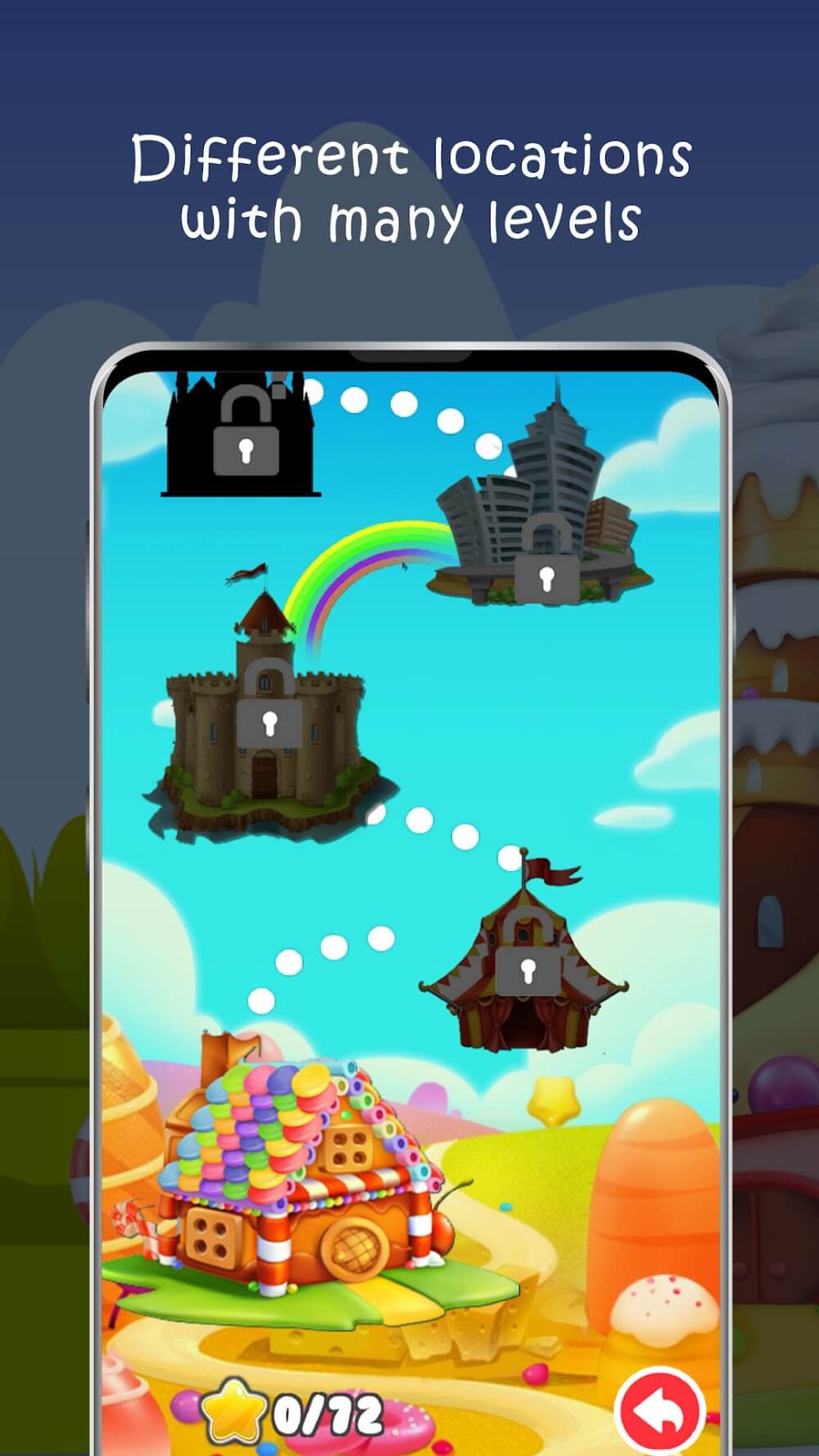 Candy Heroes Mania captura de pantalla del juego 2