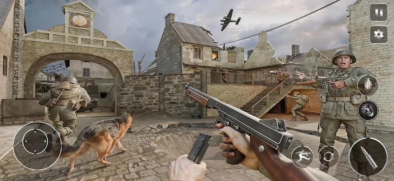 Call Of Courage WW2 Shooting captura de pantalla 2