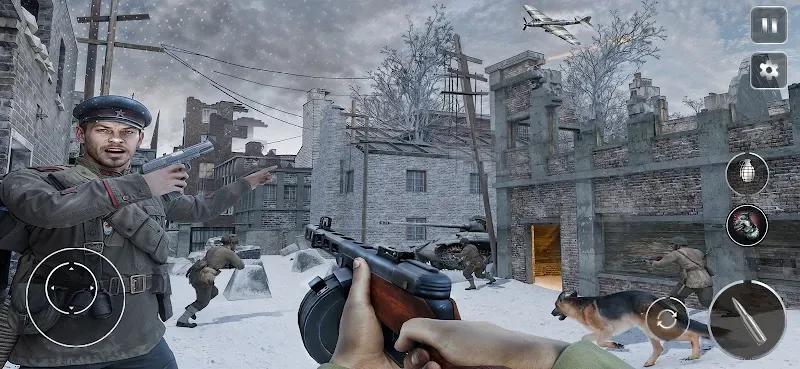 Call Of Courage WW2 Shooting captura de pantalla 5