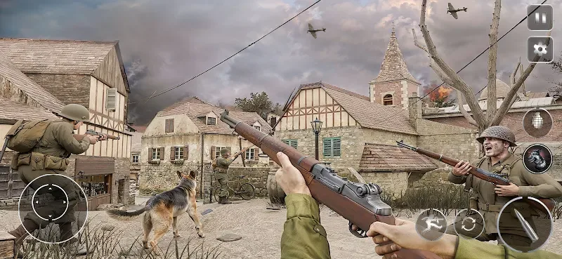 Call Of Courage WW2 Shooting captura de pantalla 4