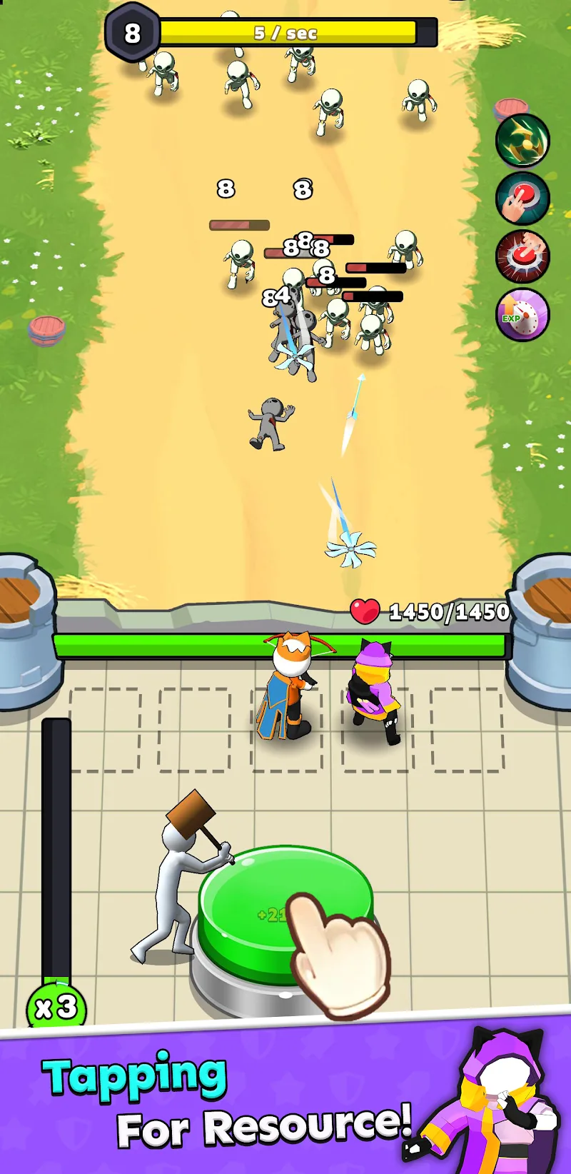 Captura de pantalla de Button Clash 2