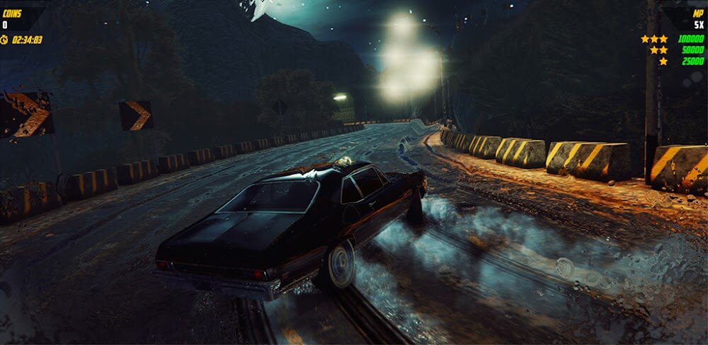 Captura de pantalla del gameplay de Burnout Drift 2 1