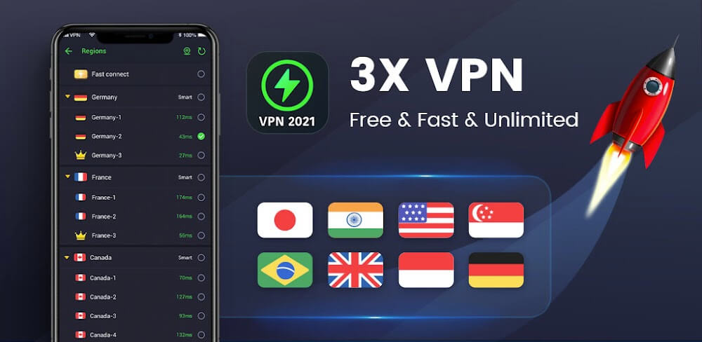 Capture d'écran 1 de 3X VPN