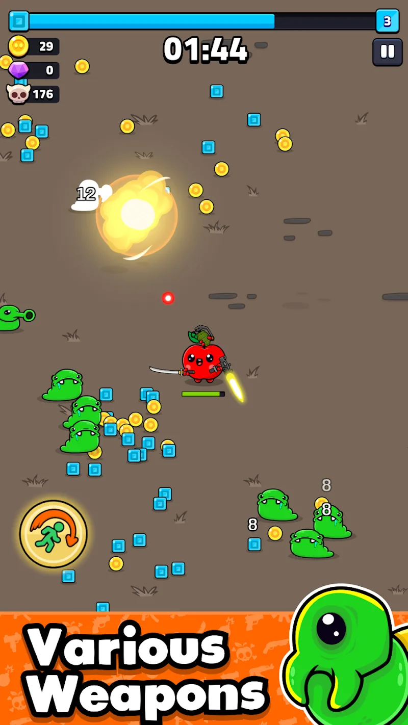 Imagen de juego de Apple Grapple: Survivor 5