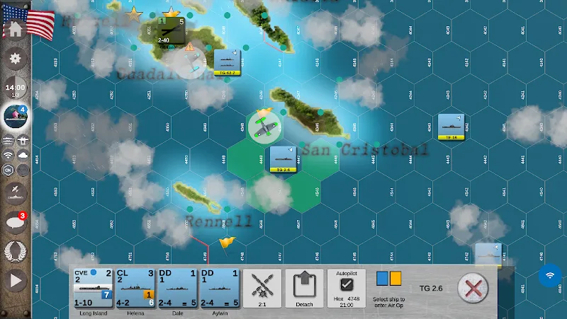 Carrier Battles – Pacific War captura de pantalla del juego 3