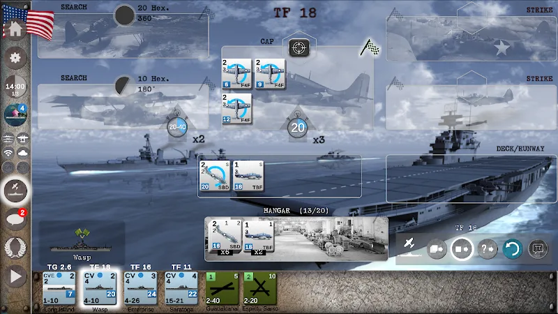 Carrier Battles – Pacific War captura de pantalla del juego 4