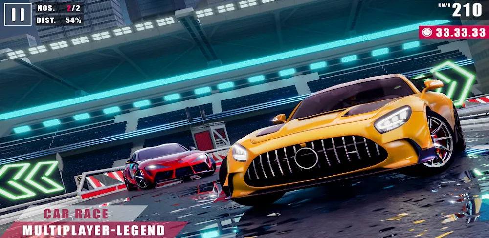 Captura de pantalla 1 de Car Racing Multiplayer- Legend