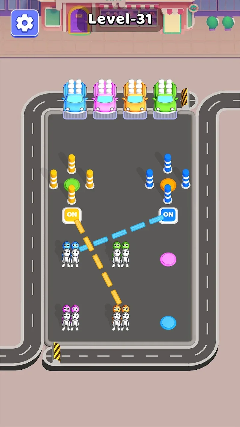 Vista previa de la jugabilidad de Car Jam 3D: Parking Fever 3