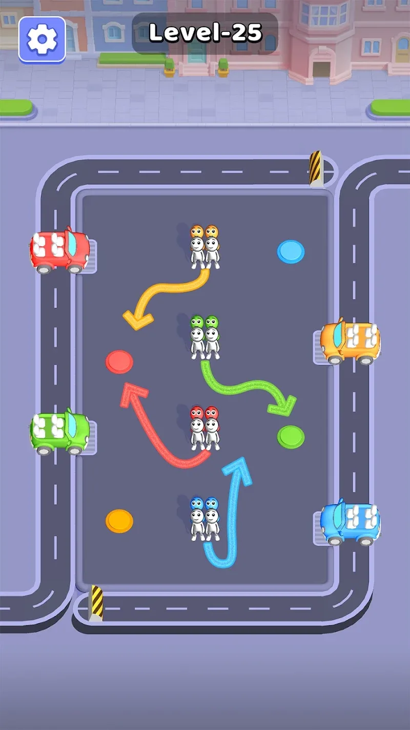 Vista previa de la jugabilidad de Car Jam 3D: Parking Fever 6