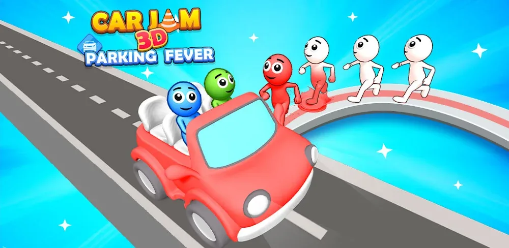 Vista previa de la jugabilidad de Car Jam 3D: Parking Fever 1