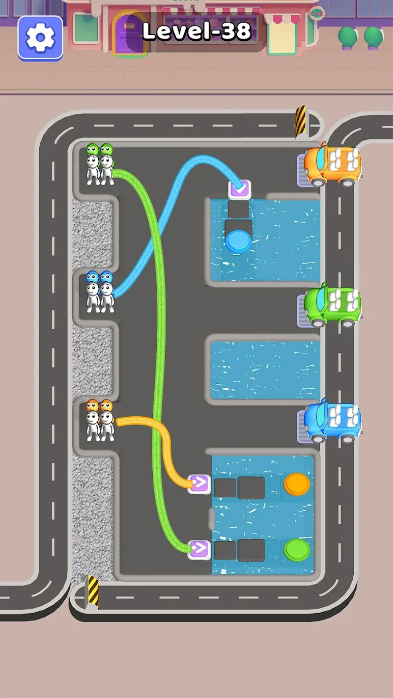 Vista previa de la jugabilidad de Car Jam 3D: Parking Fever 5