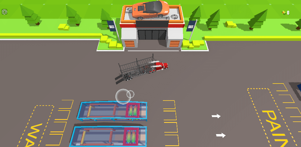 Captura de pantalla del juego Car Factory 1