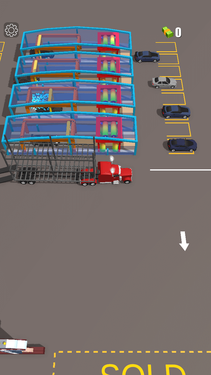 Captura de pantalla del juego Car Factory 4