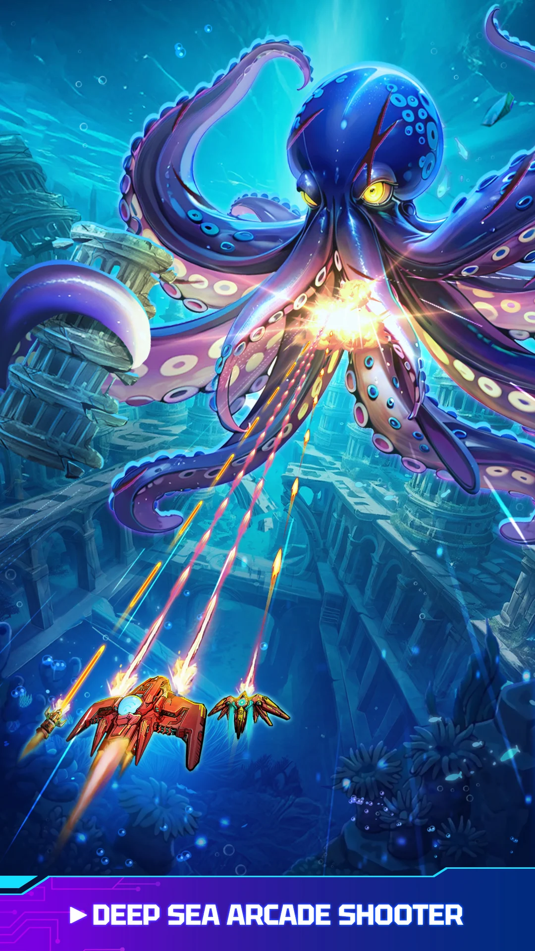 Captura 6 de la jugabilidad de Atlantis: Alien Space Shooter