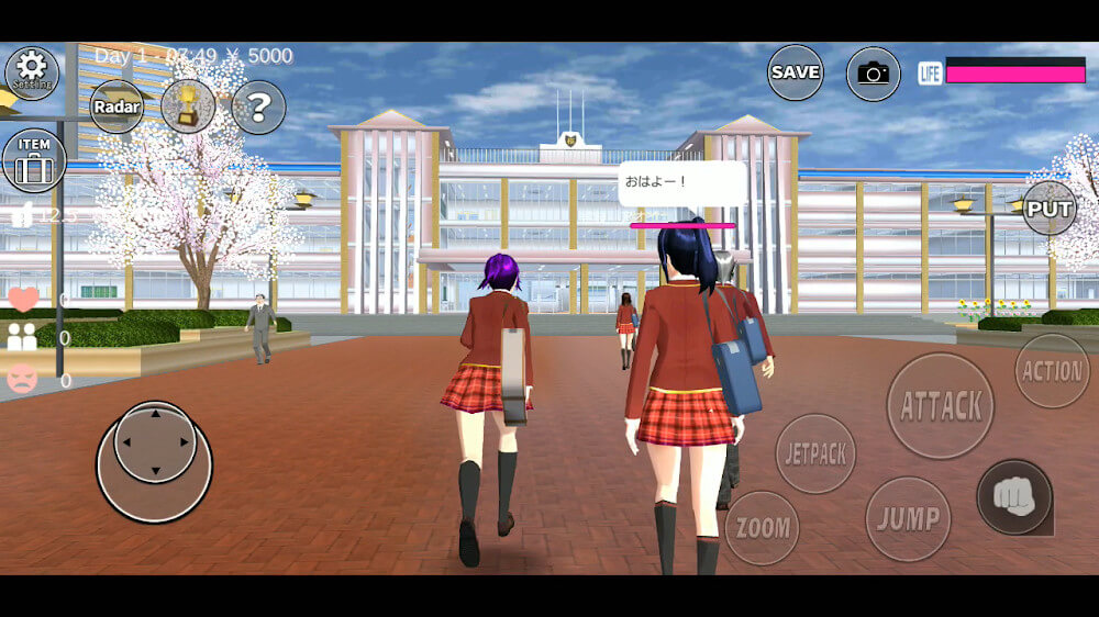 Captura de pantalla de SAKURA School Simulator 2