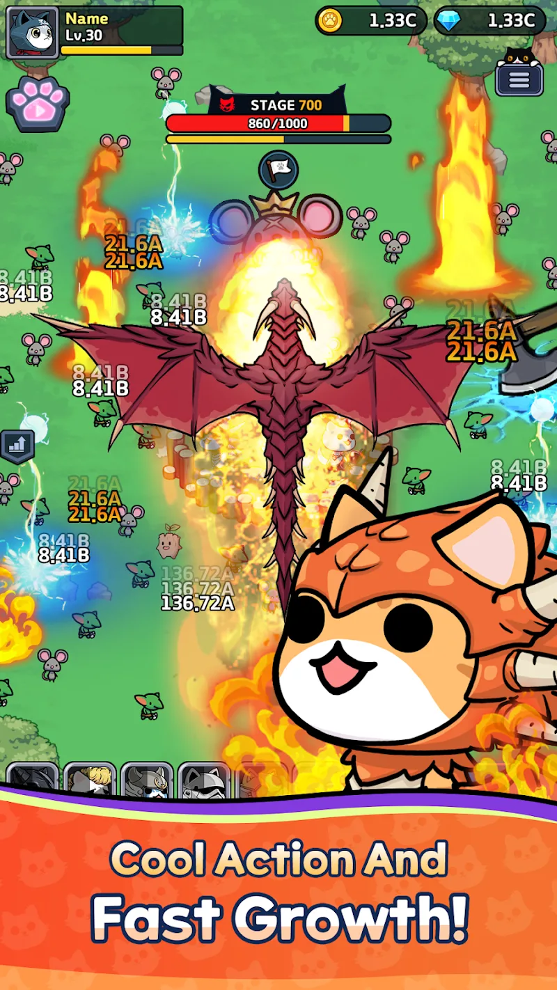 Cat Fortress: Idle Defense capture d'écran 3