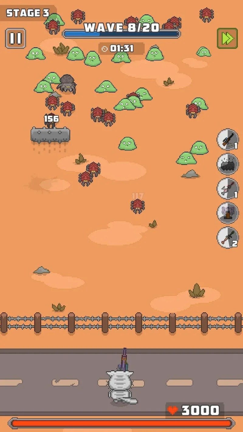 Captura 4 de la jugabilidad de Cat Crit: Power Clash