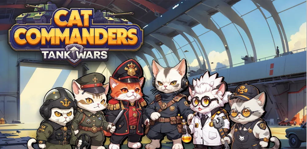Captura de pantalla 1 del juego Cat Commanders: Tank Wars