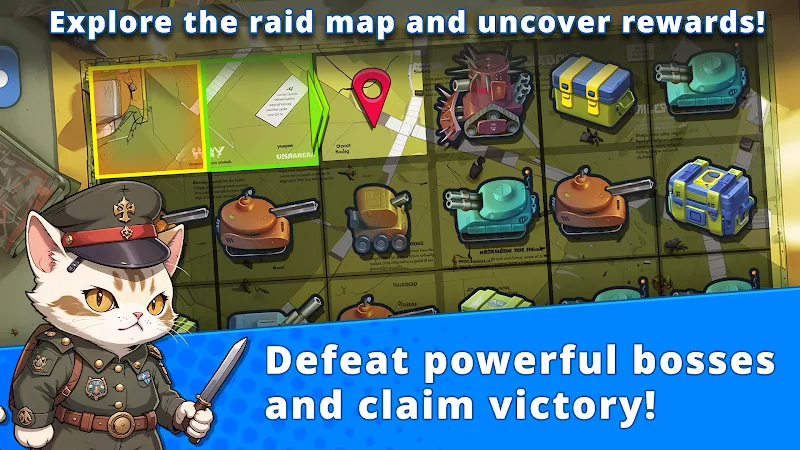 Captura de pantalla 4 del juego Cat Commanders: Tank Wars