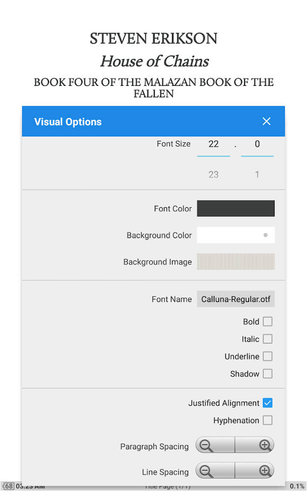 Moon+ Reader Pro preview 3