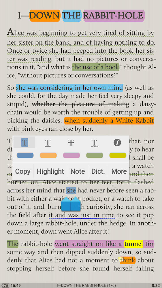 Moon+ Reader Pro preview 6