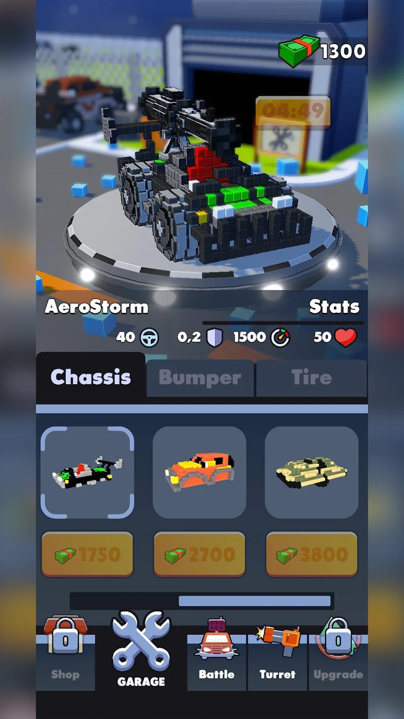 Captura de pantalla 3 de Cars Battle - Voxel Edition