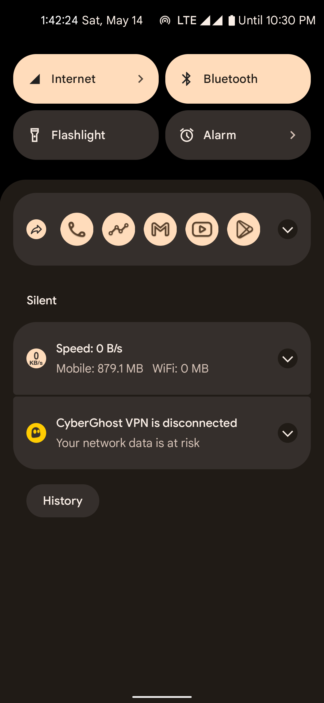 Notification Shortcuts captura 5