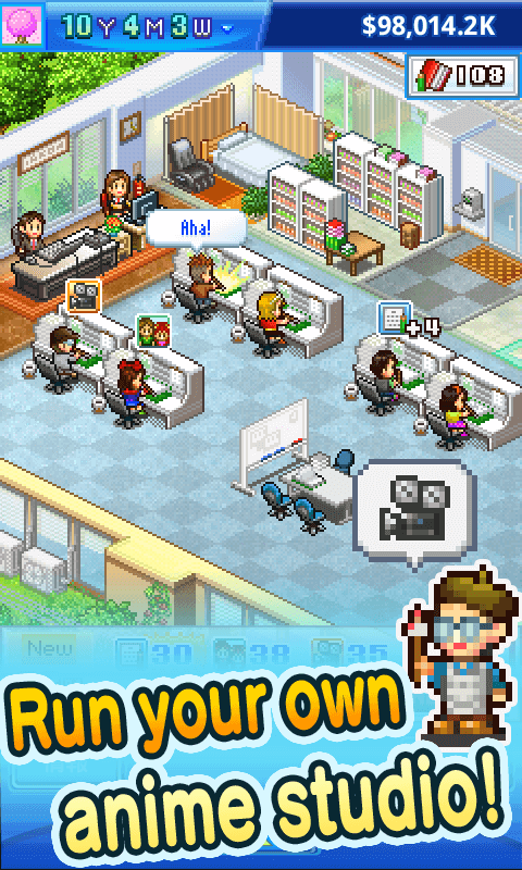 Captura de pantalla del juego Anime Studio Story 2