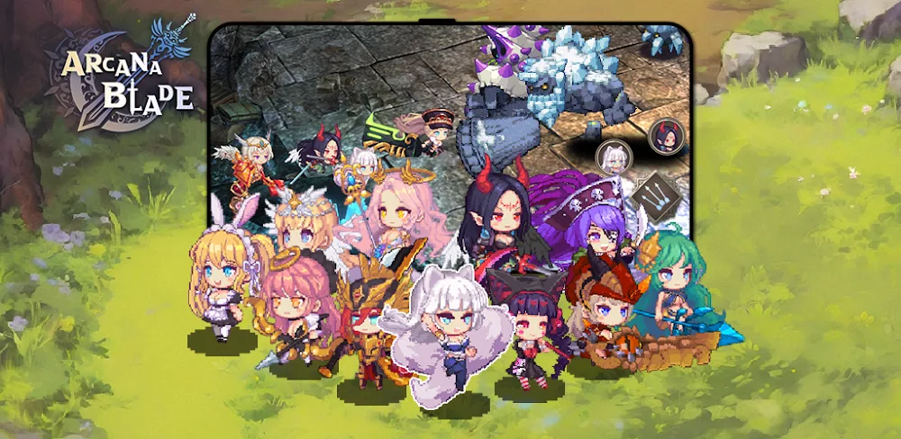 Captura de pantalla del gameplay de Arcana Blade: Idle RPG 1