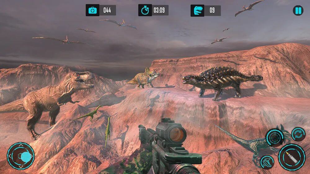 Screenshot 4 do gameplay de Real Dino Hunting Gun Games