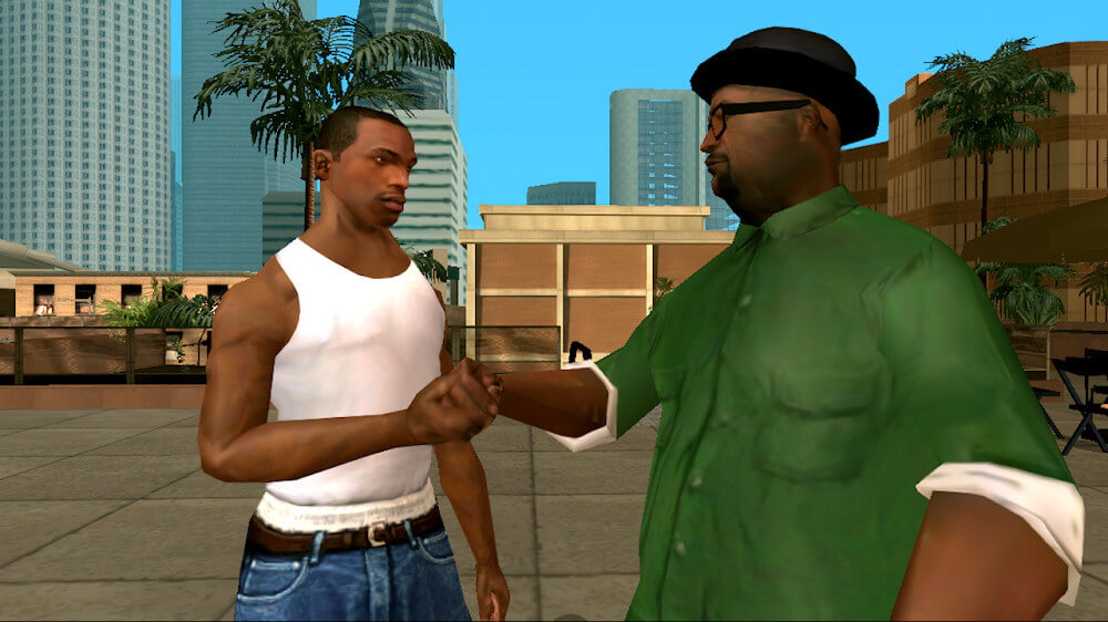 Captura de pantalla del gameplay de GTA: San Andreas 2