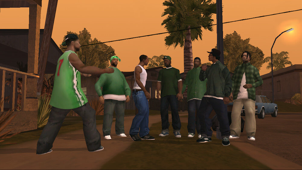 Captura de pantalla del gameplay de GTA: San Andreas 4