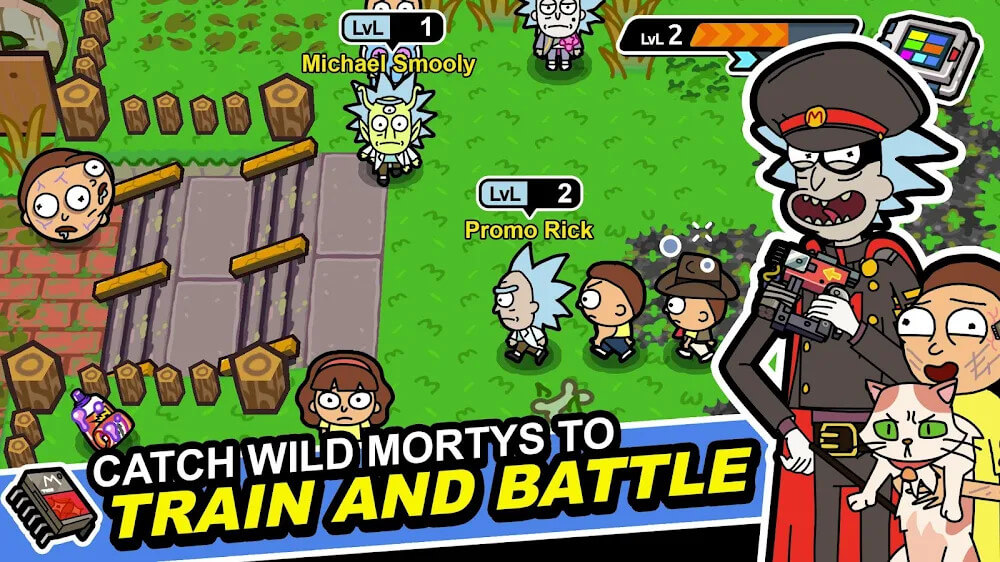Rick and Morty: Pocket Mortys - Capture d'écran 2