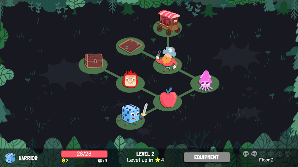 Capture d'écran Dicey Dungeons 4