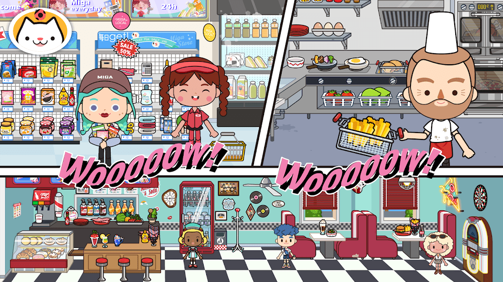 Captura de pantalla de Miga Town: My World 2