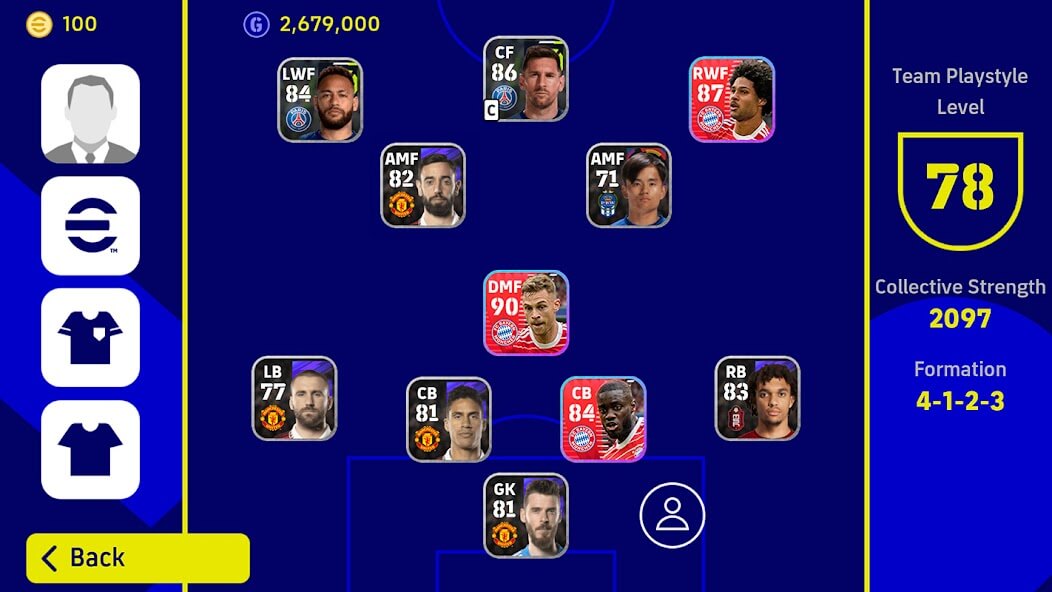 Captura de pantalla 2 del juego eFootball PES 2024