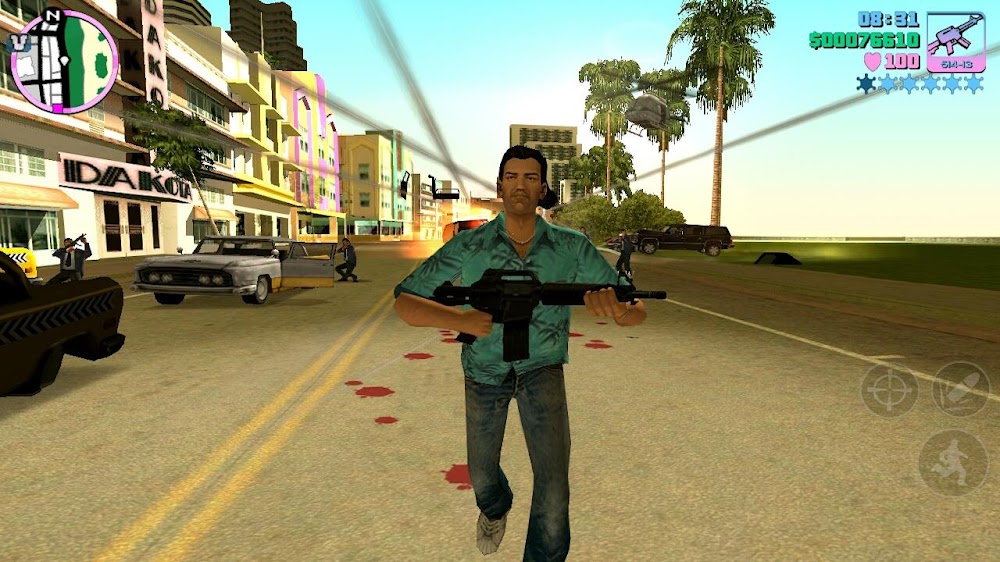 Captura de pantalla del juego Grand Theft Auto: Vice City 3