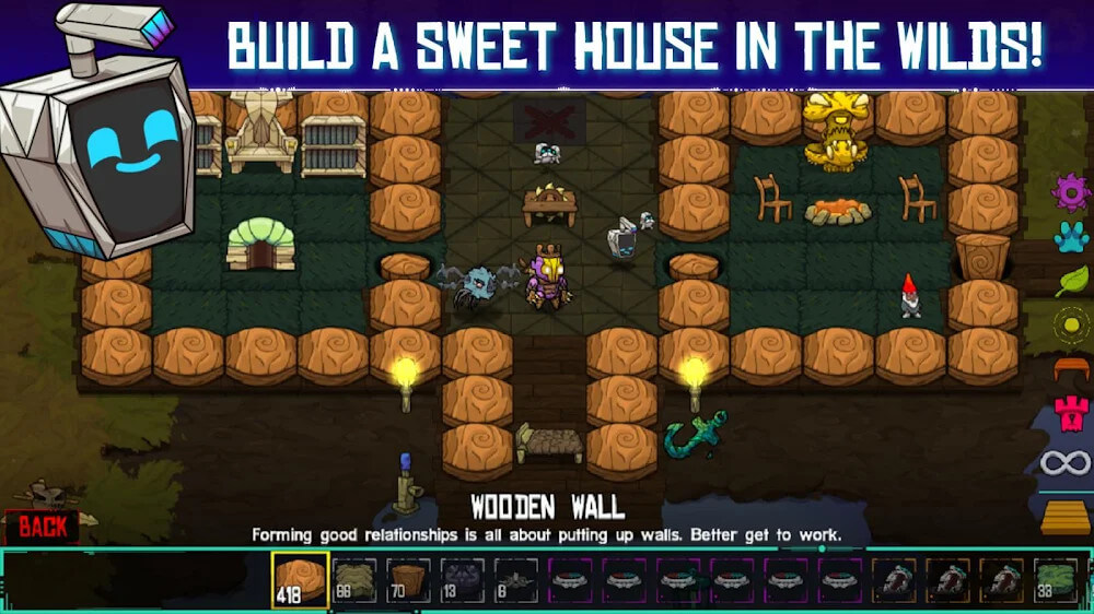 Captura de pantalla del juego Crashlands 4