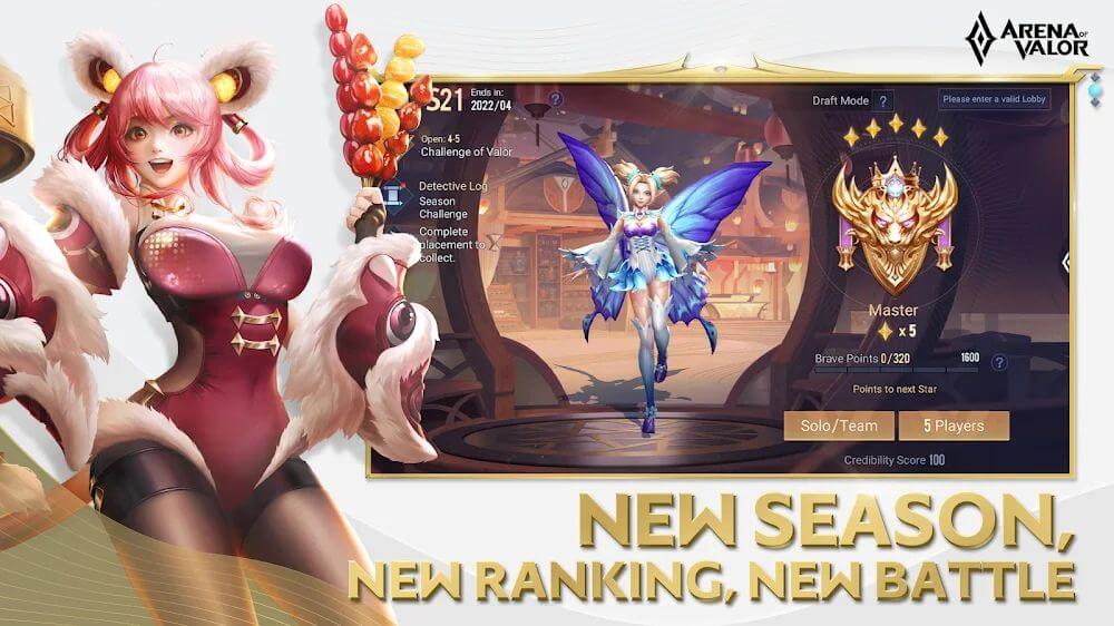 Captura de pantalla de la jugabilidad de Arena of Valor 4