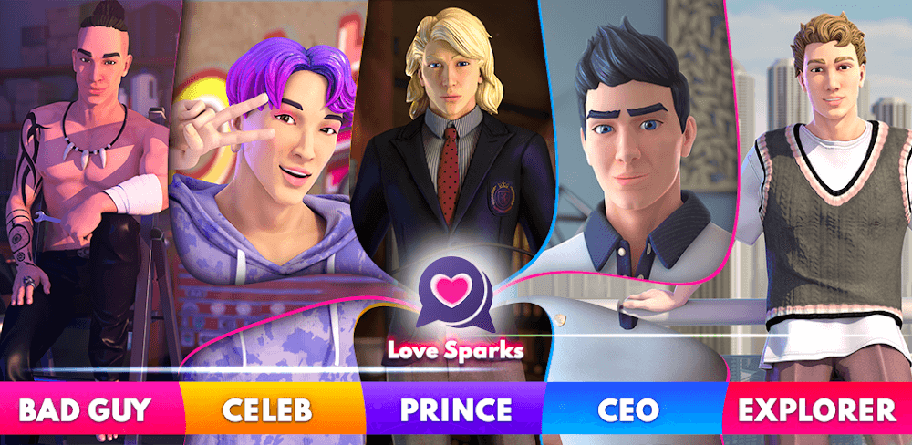 Capture d'écran 1 du gameplay de Love Sparks