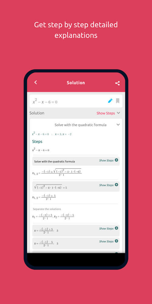 Capture d'écran 4 de Symbolab - Math Solver