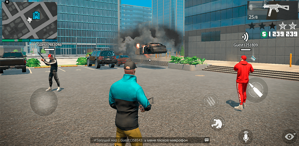 Captura de pantalla 1 de la jugabilidad de Grand Criminal Online