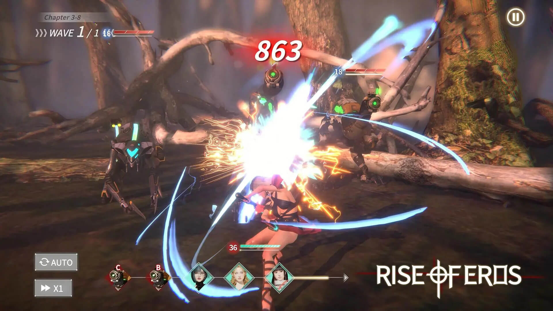 Captura de pantalla de jugabilidad 2 de Rise of Eros