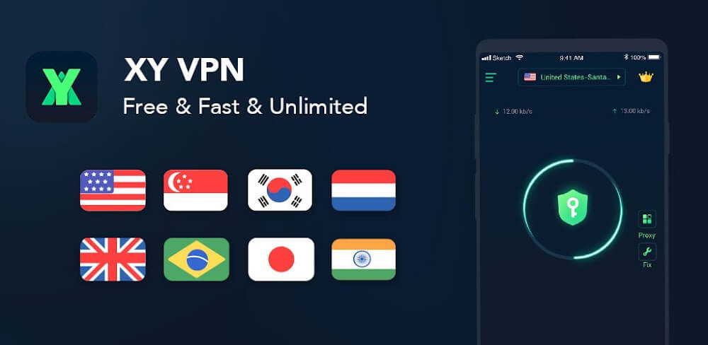 Captura de pantalla de XY VPN 1