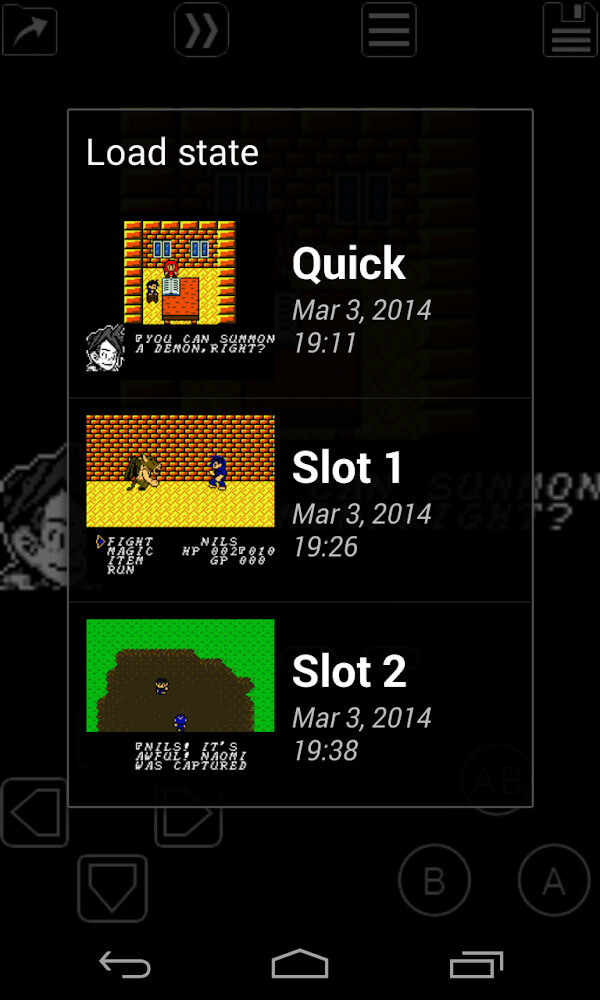 Captura de pantalla 3 de My OldBoy! - GBC Emulator