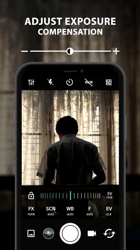 Captura de pantalla de la app ProCam X 5