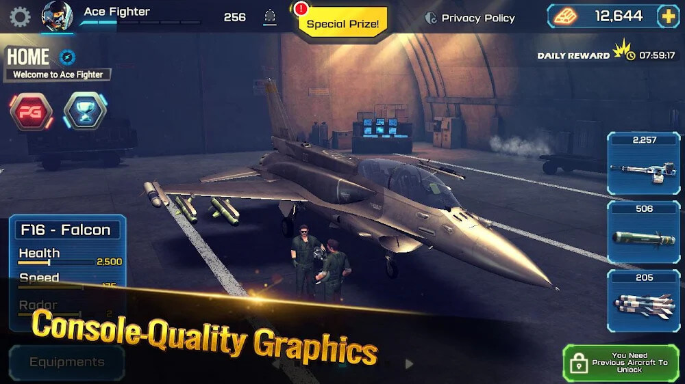 Captura de Pantalla de Ace Fighter 2