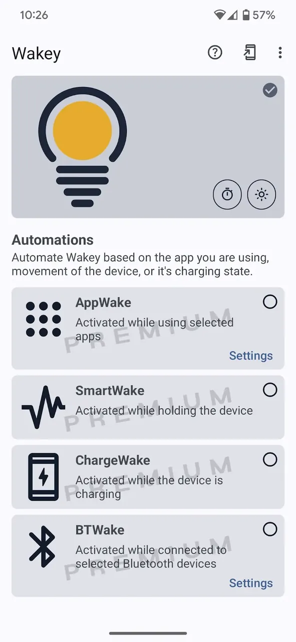 Wakey: Keep Screen On app screenshot 3