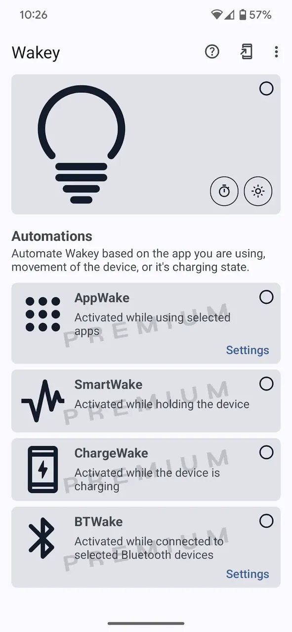 Wakey: Keep Screen On app screenshot 2