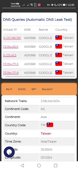 Taiwan VPN - Vista previa de la interfaz TW VPN 5